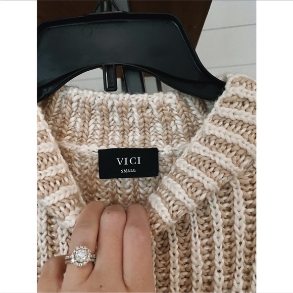 VICI Striped Chunky Knit Pullover Sweater - Picture 3 of 3